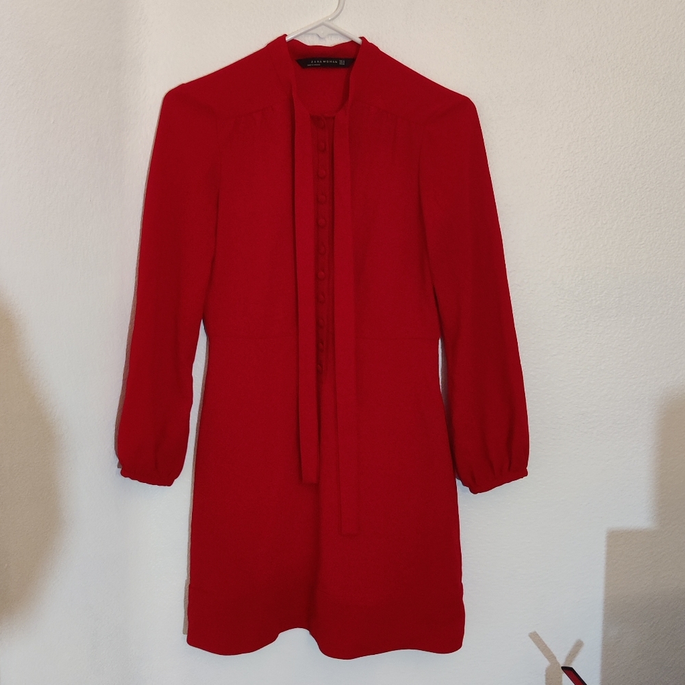 Zara Woman Red Dress